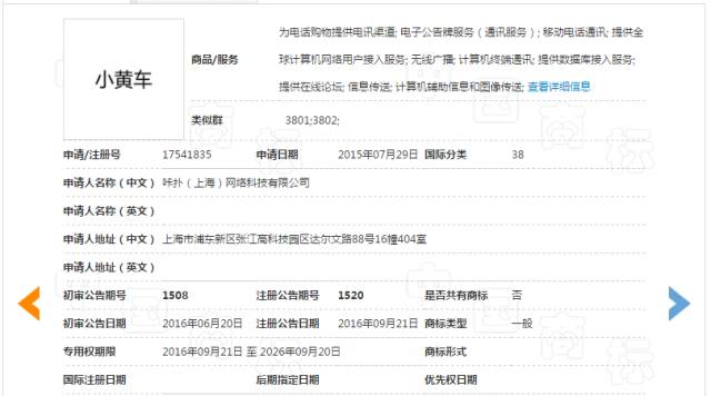 「ofo小黃車」被訴商標(biāo)侵權(quán)!商標(biāo)到底該屬于誰? 「ofo小黃車」被訴商標(biāo)侵權(quán)!商標(biāo)到底該屬于誰?